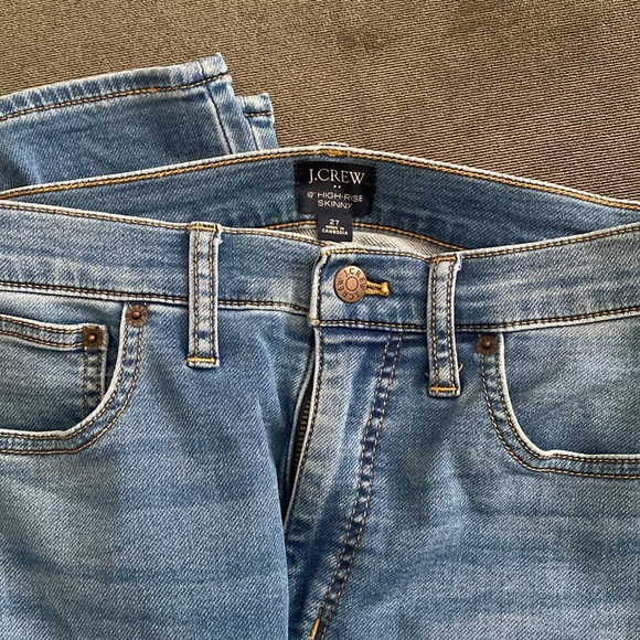 J. Crew size 27 high rise skinny jeans. - Picture 2 of 2